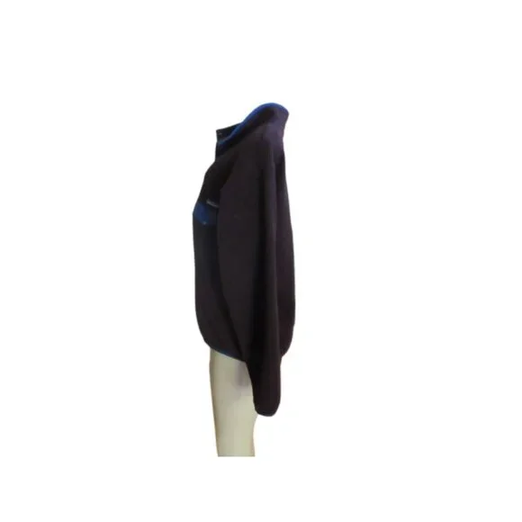 Men's Vintage Brown/Blue Patagonia Snap Button Pocket Pullover Size XL - Picture 4 of 6